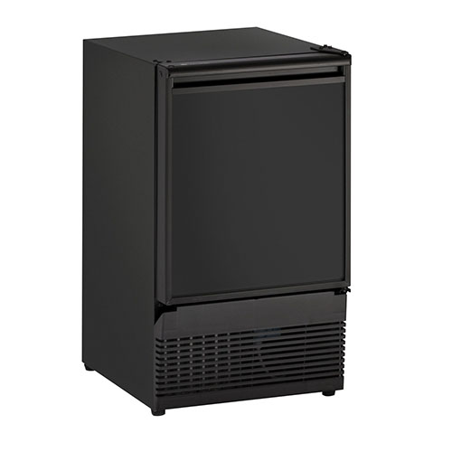 ULINE 15 ADA Reversible Door Hinge Ice Maker Black