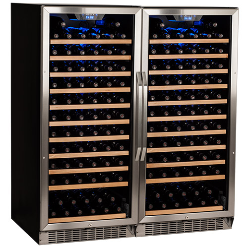 EdgeStar 242 Bottle Built-In Side-by-Side Wine Cellar