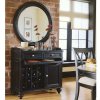Camden Serving Cart with 16-Bottle Wine Storage
