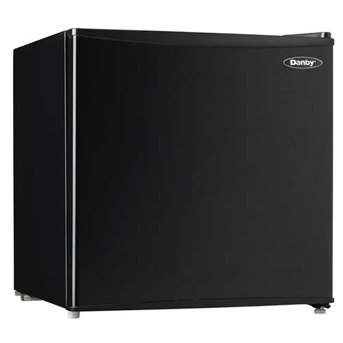 Danby Energy Star 1.6 Cu. Ft. Compact Refrigerator/Freezer Black