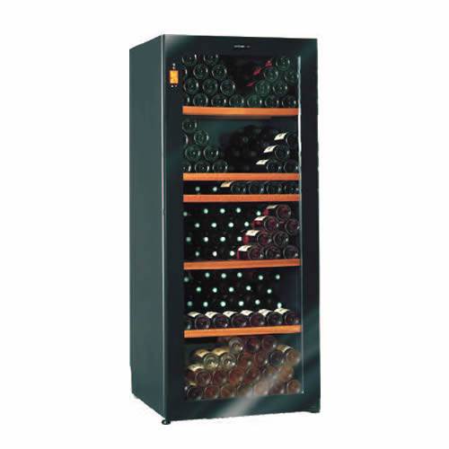 Climadiff Diva 265 Bottle Single Temp Glass Door Cabinet Wine Cooler