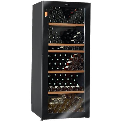 Climadiff Diva 265 Bottle Multi-Temp Wine Cooler with 10 Shelf Package