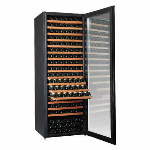 Climadiff Diva 315 Bottle Single Temp Wine Cooler with 16 Shelf Package