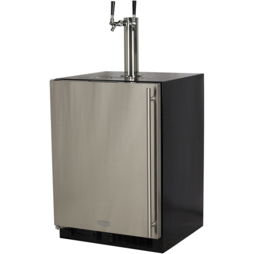 twin tap kegerator