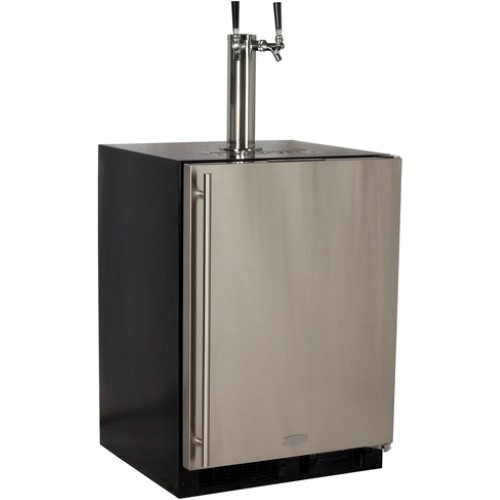 twin tap kegerator