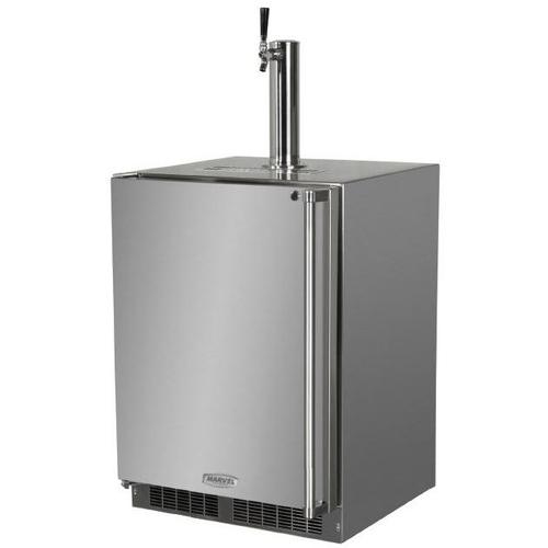 Outdoor Built-In Kegerator Stainless Steel With Lock - Left Hinge