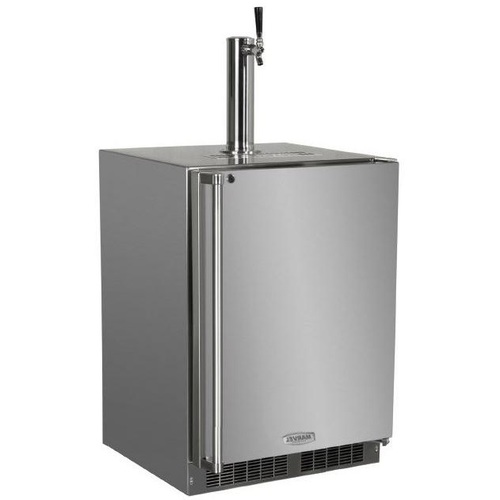 Outdoor Built-In Kegerator Stainless Steel With Lock - Right Hinge