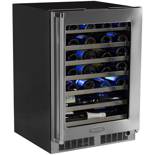 Marvel 24  Built-In Pro Single Zone Wine Cellar with Lock-Right Hinge