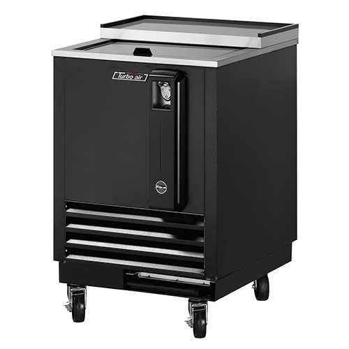 Turbo Air 24 Black Bottle Cooler