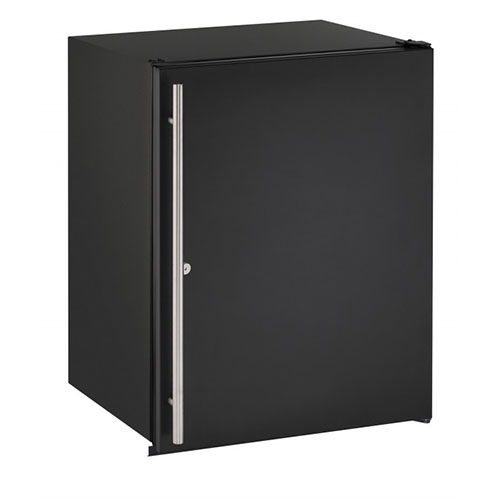 ULine 24 ADA BuiltIn Refrigerator with LockBlack